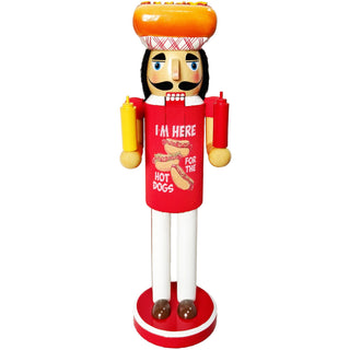 14″ Here for the Hot Dogs Nutcracker - Boutique Bella BellaNutcracker