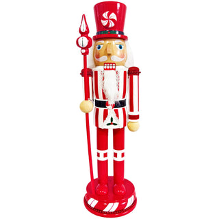14″ Peppermint Swirl Nutcracker - Boutique Bella BellaNutcracker