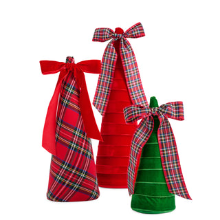 Plaid Tidings Velvet Trees