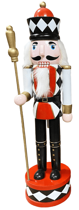 15″ Harlequin Nutcracker - Boutique Bella BellaNutcracker