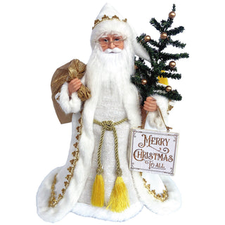 15″ MERRY CHRISTMAS CLAUS - Boutique Bella BellaSanta Figurine