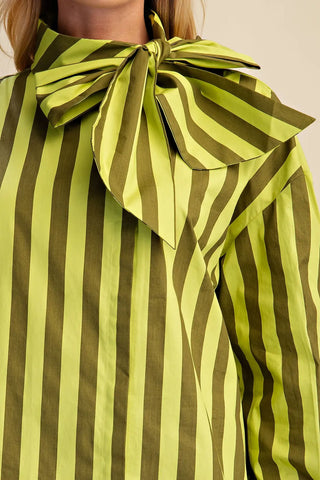 Chartreuse Charm Stripe Shirt