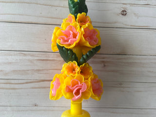 Oaxaca Floral Glow Beeswax Candle