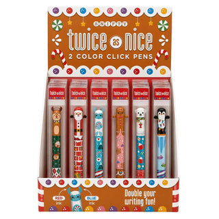 Twice As Nice Gingerbread 2 Color Click Pen