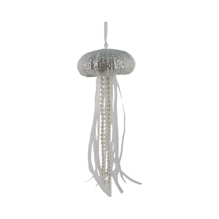 4in Blue Flat Jellyfish Orn