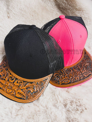 Tooled Leather Hat