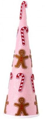 18" Gingerbread & Candy Cane Tree - Boutique Bella BellaChristmas Decor