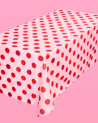 Circus Tablecloth | Pink Polka Dot Carnival Party Decor