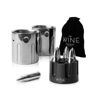2 Metal Ice Cups Bullet Chillers By Whiskey Stones Bullets Stainless Steel With Revo