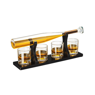 Baseball Bat Whiskey Decanter Premium Barware Gift Elegant Drinkware Collection
