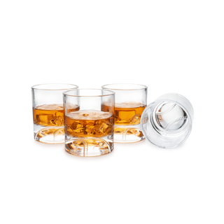 Baseball Whiskey Glasses Premium Barware Gift Elegant Drinkware Collection