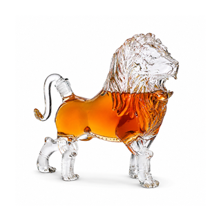 Lion Animal Whiskey And Wine Decanter Premium Barware Gift Elegant Drinkware Collection