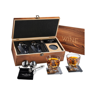 Whiskey Stones Glasses Gift Set Premium Barware Gift Elegant Drinkware Collection