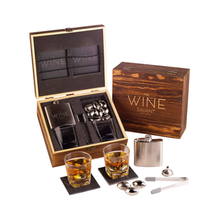 Whiskey Glasses And Football Chilling Stones Gift Set Premium Barware Gift