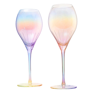 Parisian Performance Glassware French Paris Collection Crystal Pink Glasses Red White Wines The Wine
