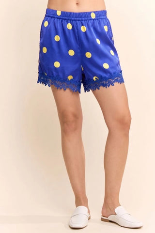 Sunshine & Sky Satin Shorts