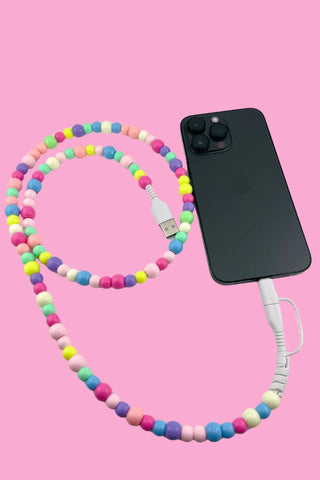 2 in 1 Beaded USB Charger - Boutique Bella BellaPhone Charger