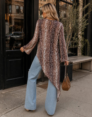 Deer Darling Satin Tunic
