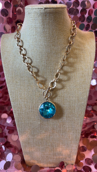 Color Crush Rhinestone Link Necklace