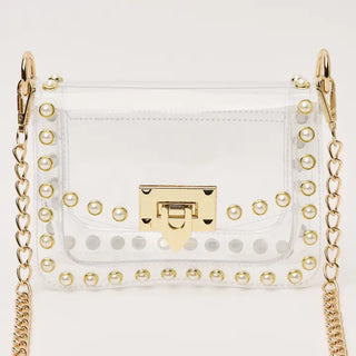 The Jackie Stadium Bag - Pearl