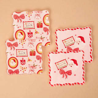 Mistletoe Magic Table Talk Acrylic Coaster Set