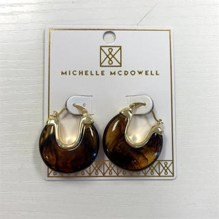 Mabel Tortoise Earrings