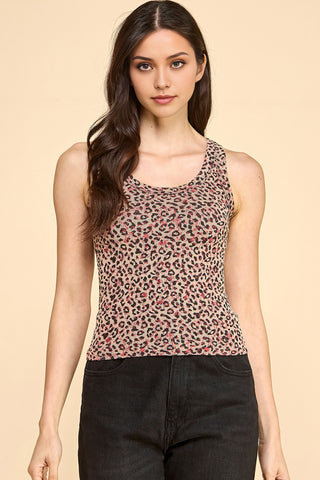Leopard Print Tank Top