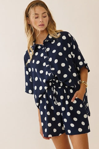 Sweet Spot Polka Dot Two Piece Set