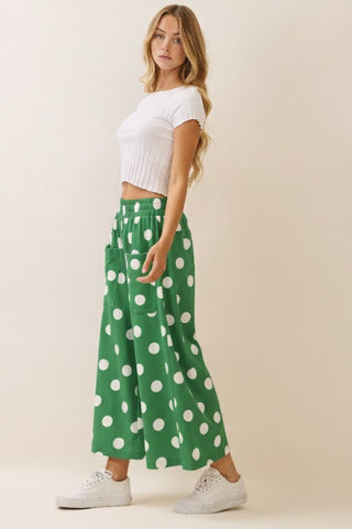 Dot About  it Pants-Green
