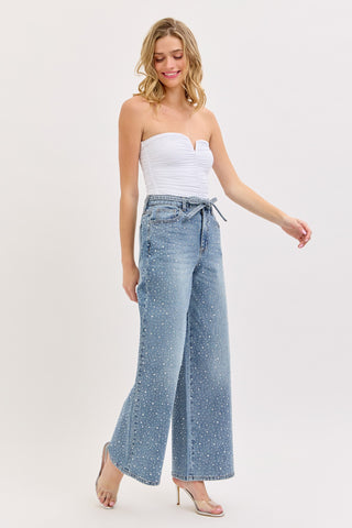 Crystal Coast Wide Leg Jeans