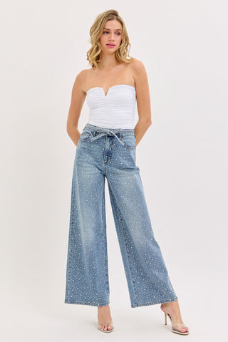 Crystal Coast Wide Leg Jeans