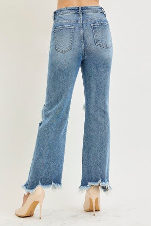 Distressed Knee Jeans