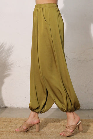 Dune Dream Balloon Pants - Moss