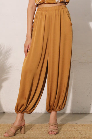 Dune Dream Balloon Pants - Camel