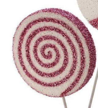 26" Glitter Lollipop on a Stick - Boutique Bella BellaChristmas Decor