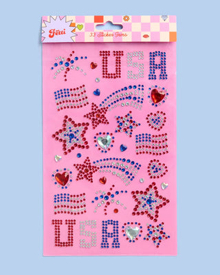 USA Face Gems | patriotic, fourth july, festival, americana