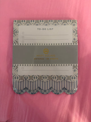 Petite Floral Stripe 3-Tier Notepad