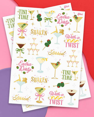 Extra Dirty Martini Temporary Tattoos | 50 Pack, Cheers
