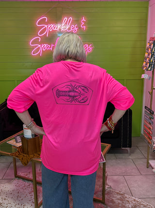 Reel Bright Lobster Shirt