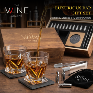 Luxurious Whiskey Bar Gift Set Premium Barware Gift Elegant Drinkware Collection