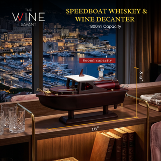 Boat Ship Whiskey Wine Decanter Ship Ship Decanter Set 800ML Drink Dispenser For Win