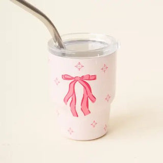 2oz Tiny Tumbler 'Pink Bow' - Boutique Bella BellaTumbler