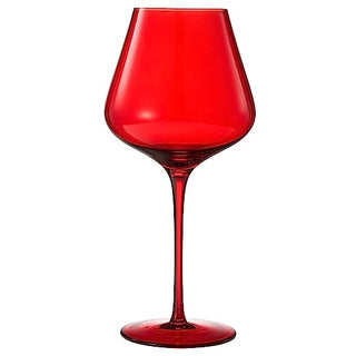 Colored Crystal Wine Glass Set Of 6 Gift For Hosting Her Wife Mom Friend Large 20 Oz Glasses Unique