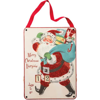 Large Christmas Countdown Wheel