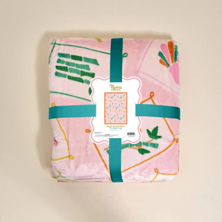 It's Mahj Time Snuggle Up Plush Blanket