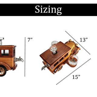 Vintage Car Whiskey Decanter Premium Barware Gift Elegant Drinkware Collection