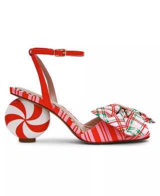 Betsey Johnson Rudolph Square Toe Ankle Strap Sandals