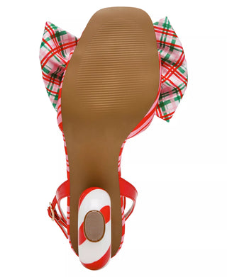 Betsey Johnson Rudolph Square Toe Ankle Strap Sandals