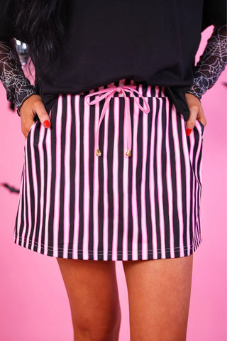 Cosmo Stripes Skort