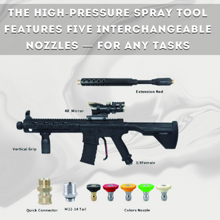 Pressure Washer Gun Car Cleaning Tool Unique Mechanism High Pressure Spray Washing Equipment For Car